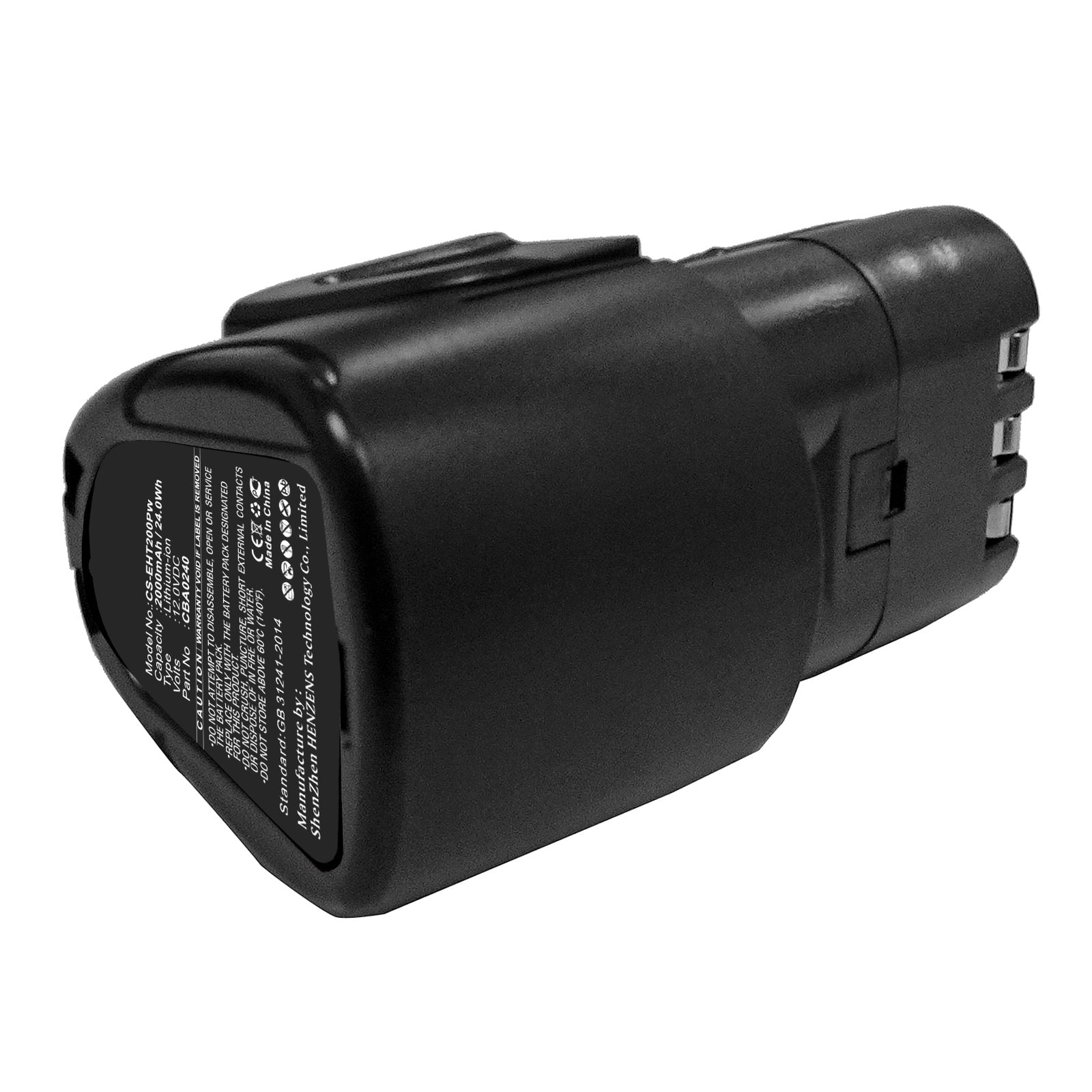 Replacement Battery for EGO CHT2001E Cordless Shrub,CHT2001E Grass Shears,PN:CBA0240,2000mAh