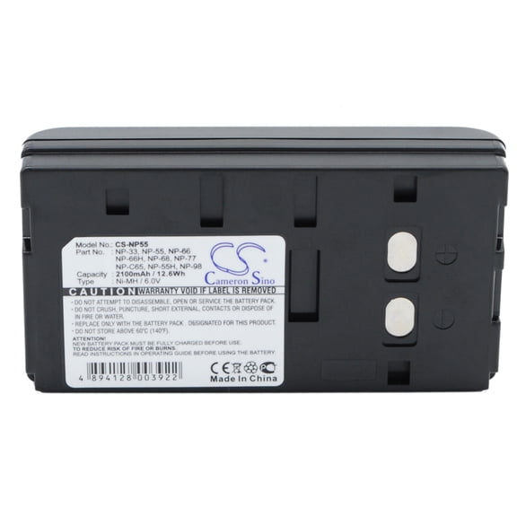 Replacement Battery for FUJI NP-55,NP-77,P-650,P-660,P-670,P-680,P-830,P-850,V-8,V8F-601,V8F-615,V8F-620,V8F-650,2100mAh