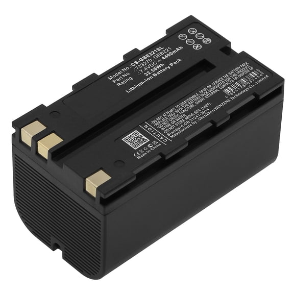 Replacement Battery for GEOMAX Stonex R6+,Zoom 20,Zoom 30,Zoom 35,Zoom 80,ZT80+,4400mAh/7.4V
