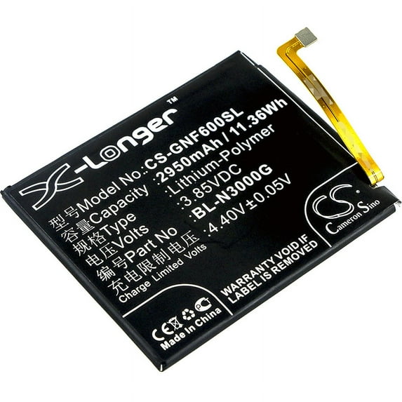 Replacement Battery for GIONEE F6,F6L,BL-N3000G,2950mAh,Mobile Phone battery