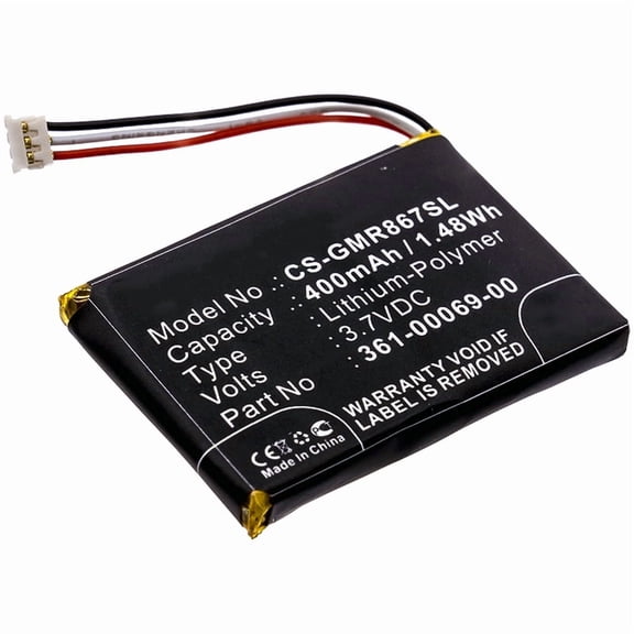 Replacement Battery for Garmin 010-11867-10,010-11925-00,Barklimiter bark control colla,Barklimiter Deluxe,3.7V/400mAh