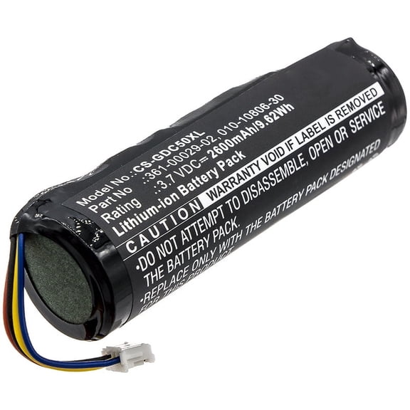 Replacement Battery for Garmin TT 10 training device,TT10,TT10 Dog Device,TT10 GPS Dog Tracking Collar,TT15 GPS Dog Tracking Collar,3.7V/2600mAh