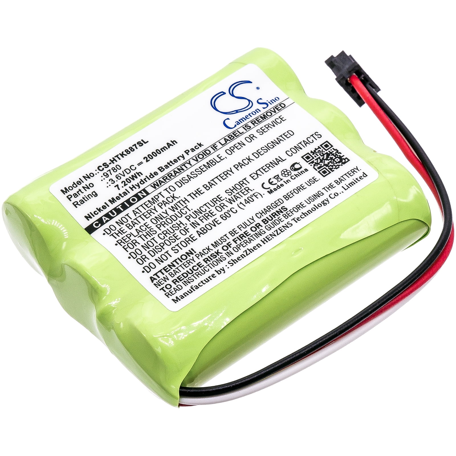 Replacement Battery for Hioki 9780,2000mAh
