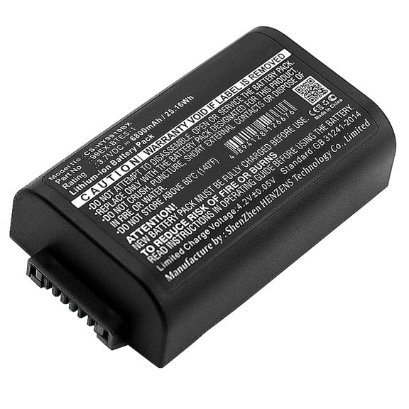 Replacement Battery for Honeywell 99EX-BTEC-1,99EX-BTES-1,6800mAh