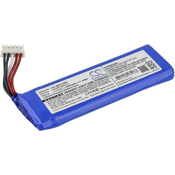 Replacement Battery for JBL BAR 5.1,Flip 4,Flip 4 Special Edition,Part Number:GSP87269301,GSP87269303A,P76309803A,3000mAh