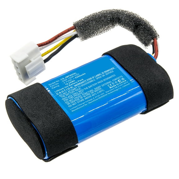 Replacement Battery for JBL Flip 6,JBLFLIP6BLUAM,JBLFLIP6REDAM,Part Number:GSP-1S2P-F6D,5200mAh
