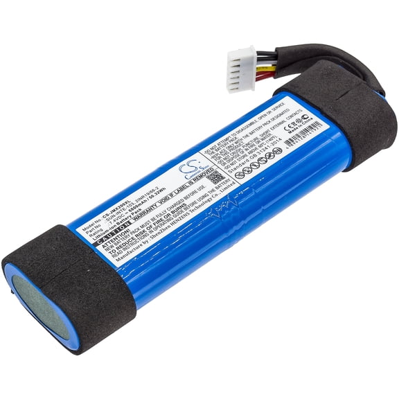 Replacement Battery for JBL JBLXTREME2BLKAM,JBLXTREME2BLUAM,Xtreme 2,PN:2INR19/66-2,SUN-INTE-103,6800mAh