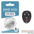 thumbnail image 1 of Replacement Battery for Key Fob - Buick Allure 2005-2009, 1 of 3