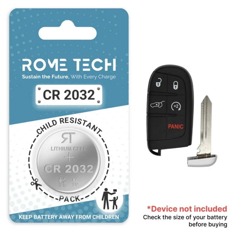 2012 dodge charger key fob battery discount