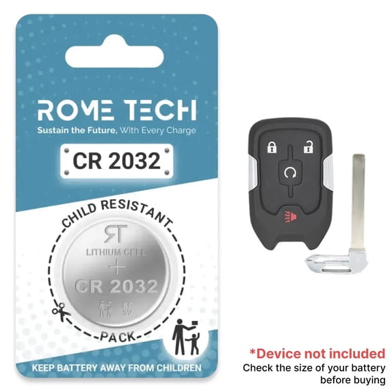 Replacement Battery for Key Fob - GMC Terrain 2018-2022