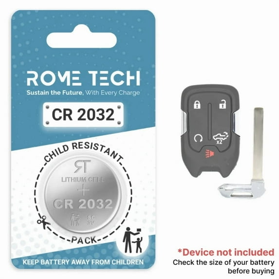 Replacement Battery for Key Fob - GMC Terrain 2018-2024 2 Pack