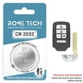 thumbnail image 1 of Replacement Battery for Key Fob - Honda CR-V 2017-2021, 1 of 4