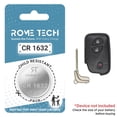 thumbnail image 1 of Replacement Battery for Key Fob - Lexus RX 450h 2010-2013, 1 of 2