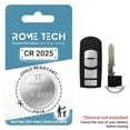 thumbnail image 1 of Replacement Battery for Key Fob - Mazda 6 2013-2018, 1 of 2