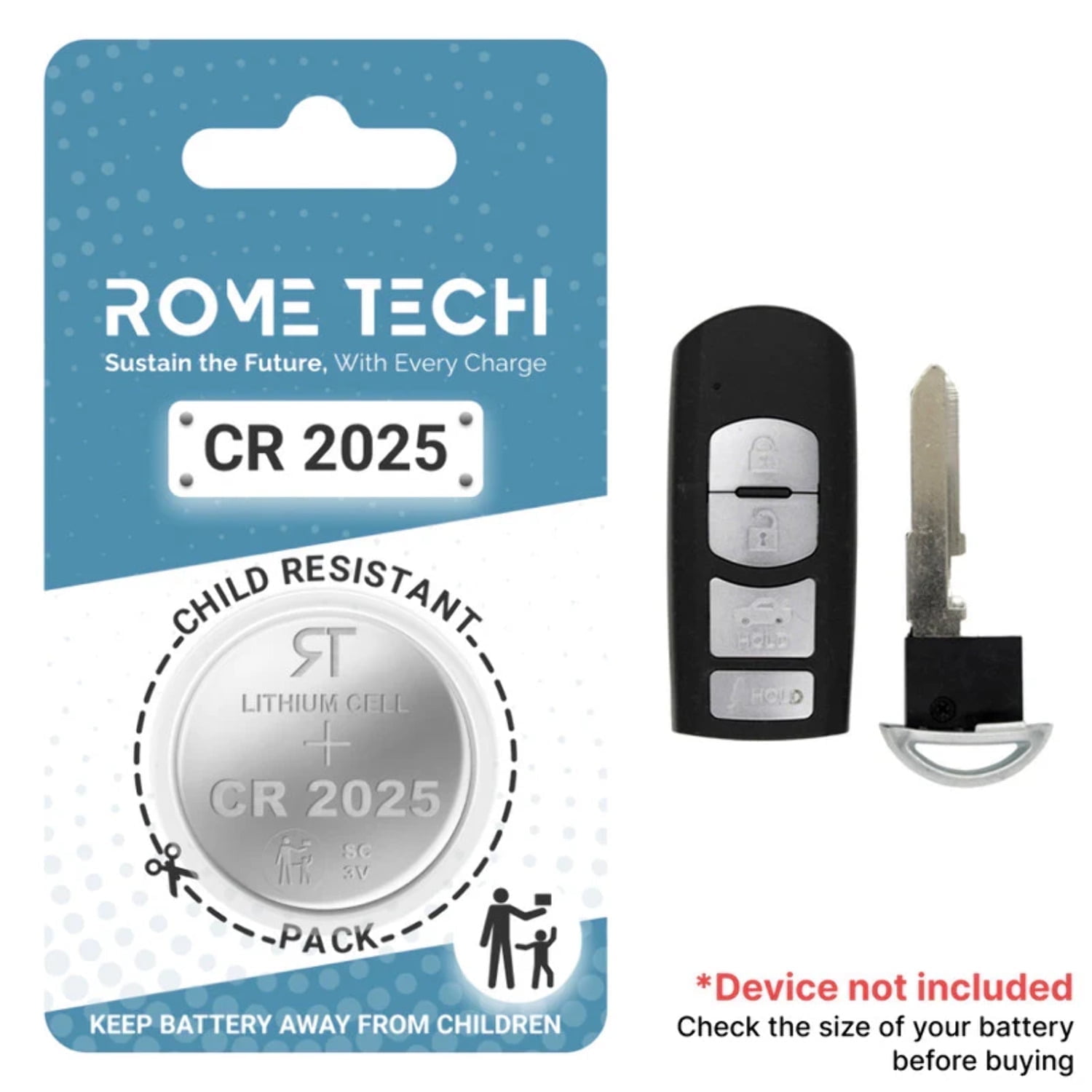 Rome Tech Replacement Battery for Mazda CX-5 2017-2019 - Walmart.com