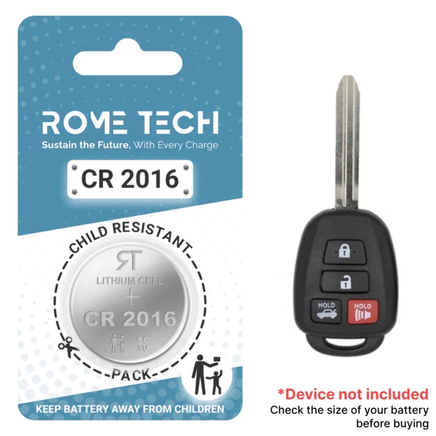 Toyota car key battery replacement