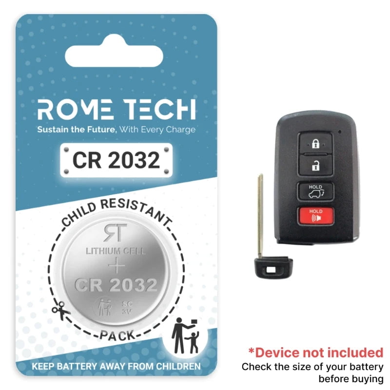 Replacement Battery for Key Fob - Toyota Highlander 2014-2019 - Walmart.com