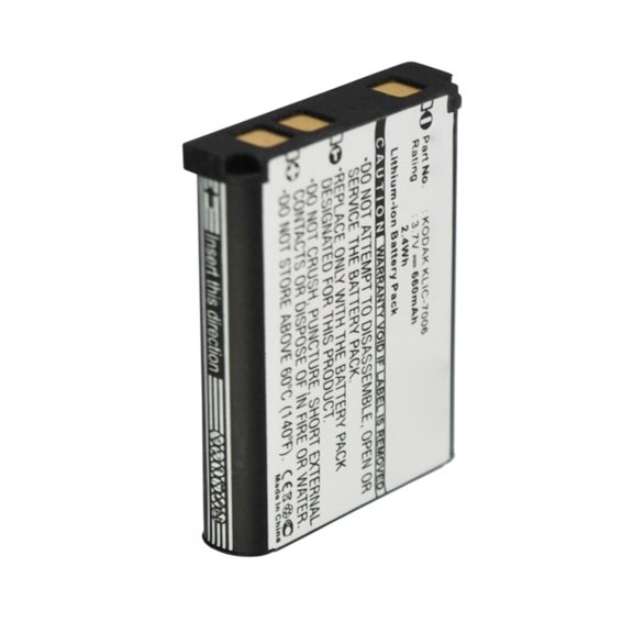 Replacement Battery for Kodak KLIC-7006 (660mAh Li-ion 3.7V)