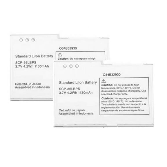 Replacement Battery for Kyocera SCP-36LBPS (2 Pack)