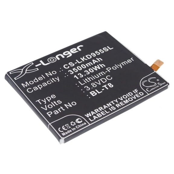 Replacement Battery for LG Chameleon,D950,D955,D958,D959,F340,G Flex,KS1301,LGL23,LS995,BL-T8,EAC62118701,3500mAh,Mobile Phone battery