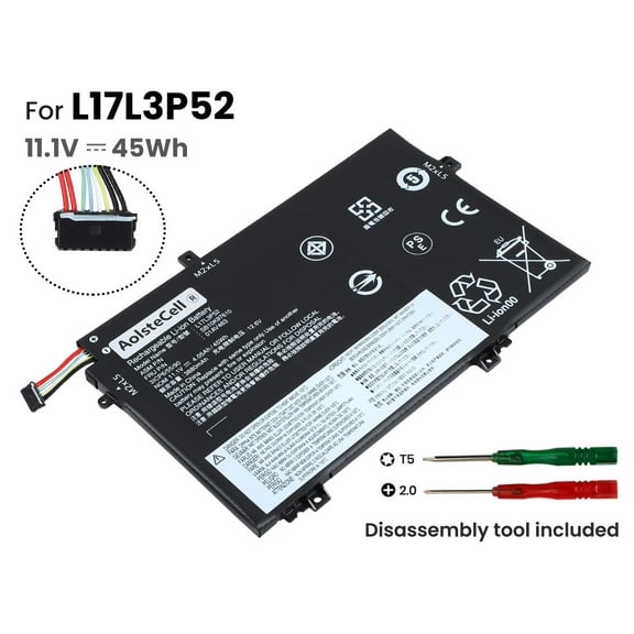 Replacement Battery for Lenovo 01AV463 ThinkPad L14 2nd Gen-20X1 L490-20Q6 L480-20LS SB10K97610 L17M3P53