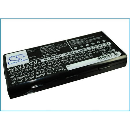 Replacement Battery for MSI 91NMS17LD4SU1,91NMS17LF6SU1,957-173XXP-101,957-173XXP-102,BTY-L74,BTY-L75,MS-1682,S9N-2062210-M47,4400mAh