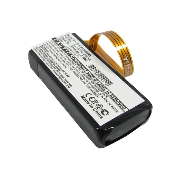 Replacement Battery for Microsof't JS8-00003,Zune 1089,Zune 1090,Zune 1091,Zune 30GB,Zune JS8-00001,Zune JS8-00002,3.7V/700mAh