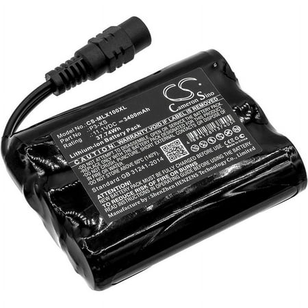 Replacement Battery for Minelab Sovereign XS,PN:P3-XS,3400mAh