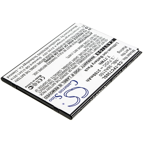 Replacement Battery for Neffos C7 Lite,TP7041A,NBL-38A2150,2100mAh,Mobile Phone battery