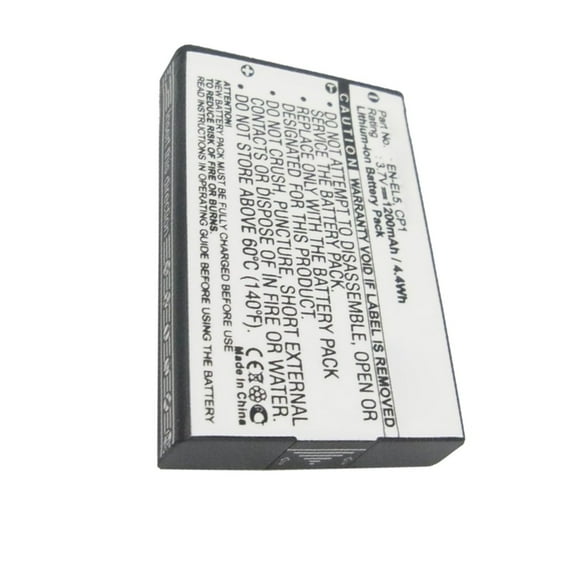 Replacement Battery for Nikon EN-EL5 (1200mAh Li-ion 3.7V)