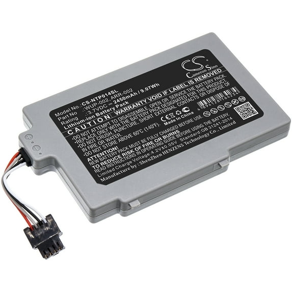 Replacement Battery for Nintendo Wii U 8G,Wii U 8G GamePad,PN:ARR-002,WUP-002,3.7V/2450mAh