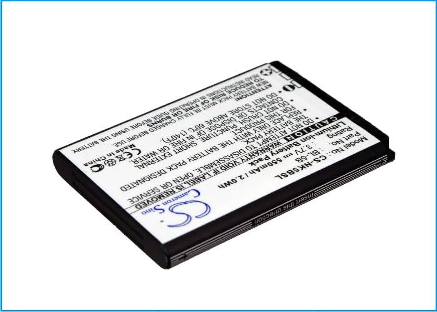Batteria per smartphone BL-5C 6600, 3.7V, 1020mAh Batteria per smartphone BL-5C 6600, 3.7V, 1020mAh