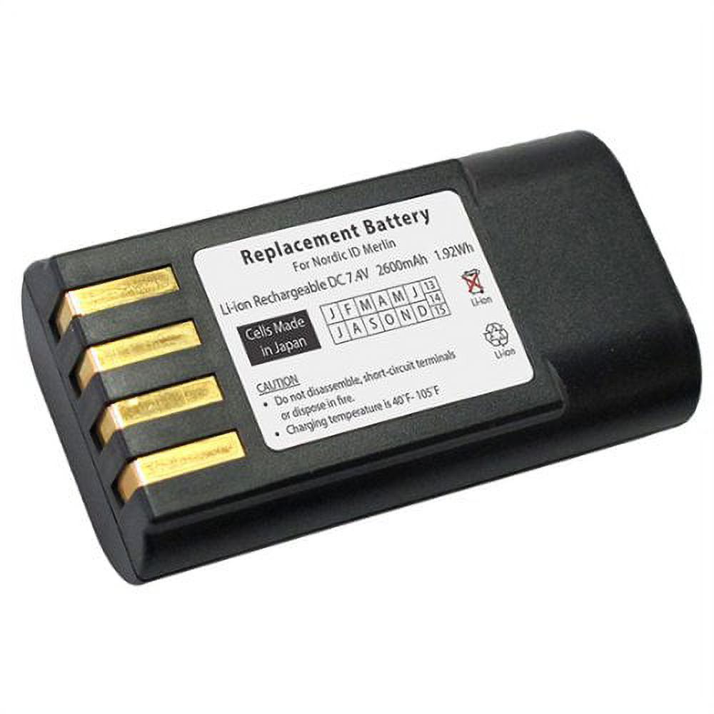 Replacement Battery for Nordic ID Merlin Scanner. 2600mAh - image 1 of 1