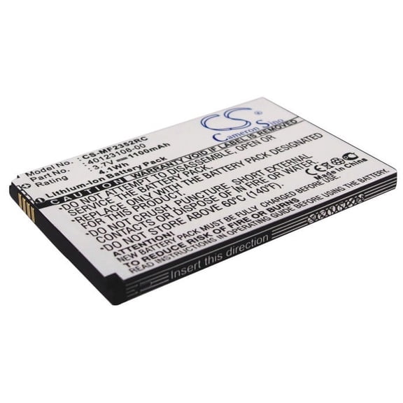 Replacement Battery for Novatel Wireless MiFi 2352,MiFi 2372,PN:3-1826108-2,40115114.00,40123108-00,40123111.00,1100mAh/3.7V