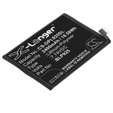 Replacement Battery for Oneplus 10R,10R 5G 2022,10R 5G 2022 150W,Ace 5G 2022,CPH2411,PGKM10,BLP925,2400mAh,Mobile Phone battery