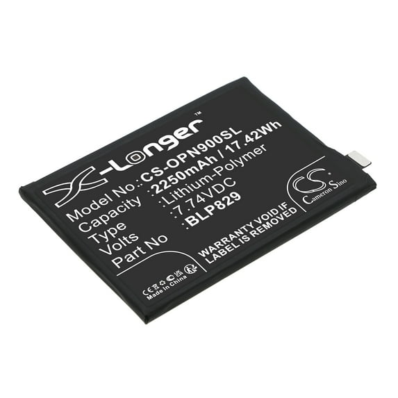 Replacement Battery for Oneplus Oneplus 9,BLP829,2250mAh,Mobile Phone battery