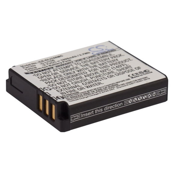 Replacement Battery for PENTAX MX-1,Optio X90,D-LI106,1000mAh