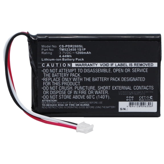 Replacement Battery for PHAROS TM5234501S1P,3.7V/1200mAh