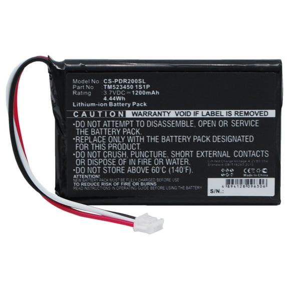 Replacement Battery for PHAROS TM5234501S1P,3.7V/1200mAh