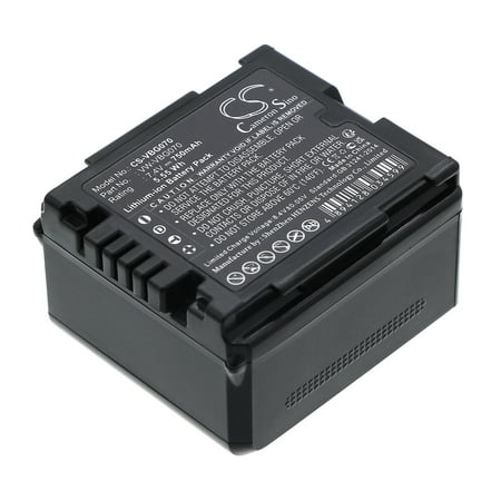 Replacement Battery for Panasonic GS98GK,H288GK,H48,H68GK,HDC-HS100,HDC-HS9,HDC-SD1,HDC-SD100,HDC-SD5,HDC-SD600,HDC-SD700,HDC-SD9,HDC-SX5,750mAh