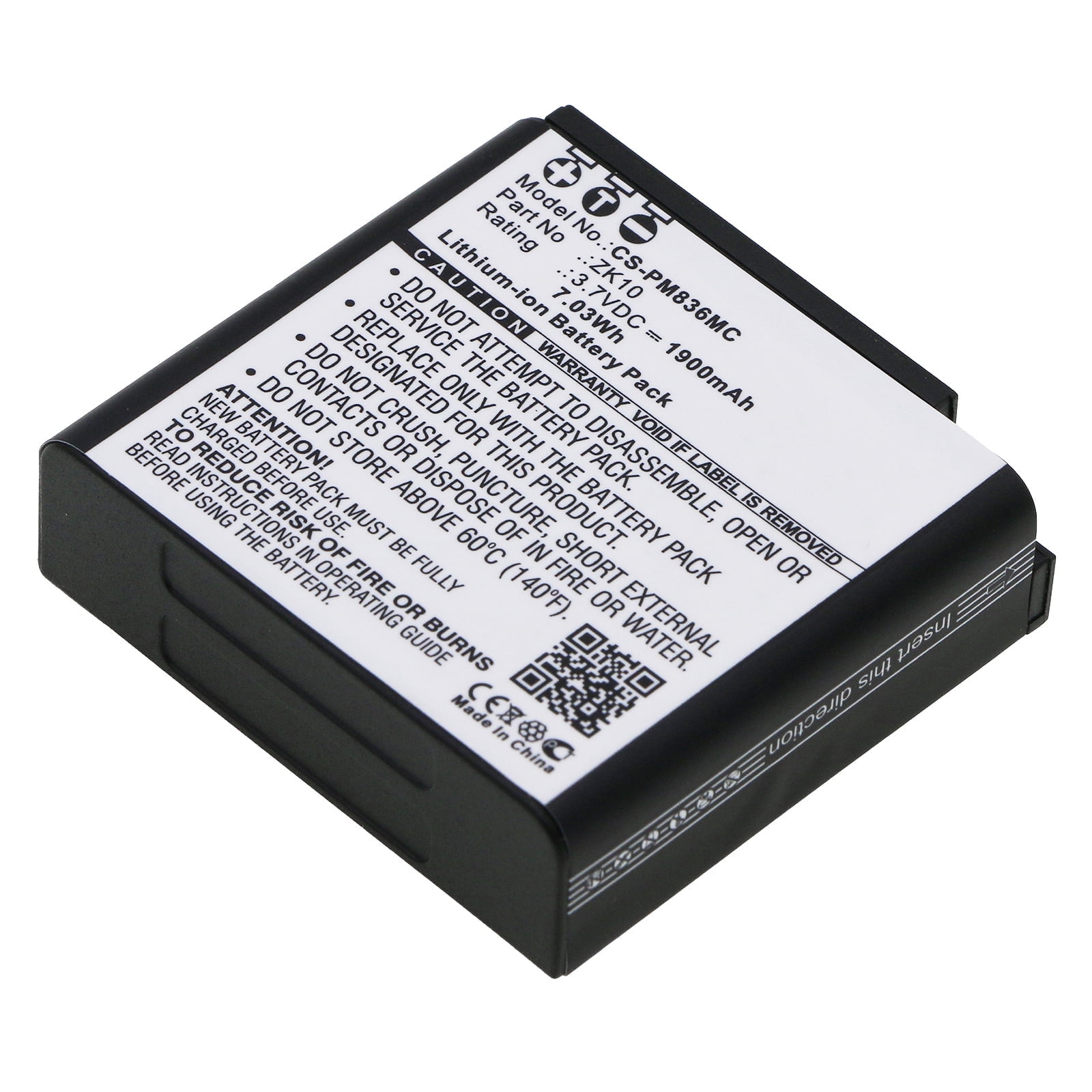 Polaroid PolaSma バッテリー Amazon.com: Sabuly 7.4V High-Performance Replacement Battery