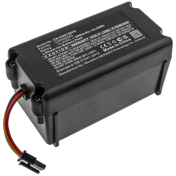 Replacement Battery for Proscenic 780T,790T,KA760,P1,P2,P3,SUMMER P1S,PN:BONA18650-AA,VR1717,3000mAh