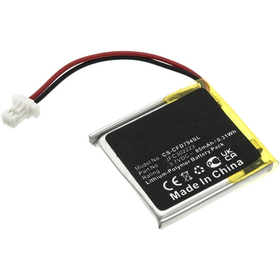 Replacement Battery for Python 7756P,85mAh