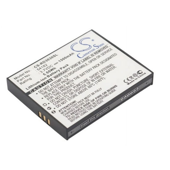 Replacement Battery for RCA 54182,3.7V/1500mAh