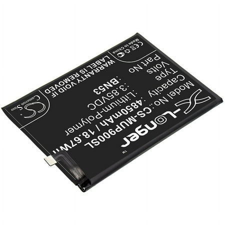 Replacement Battery for Redmi M2003J6B1I,M2003J6B2G,Note 9 Pro,Note 9 Pro Max,BN53,4850mAh,Mobile Phone battery