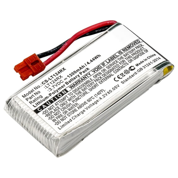 Replacement Battery for SYMA X5HC,X5HW,X5UW,3.7V/1200mAh