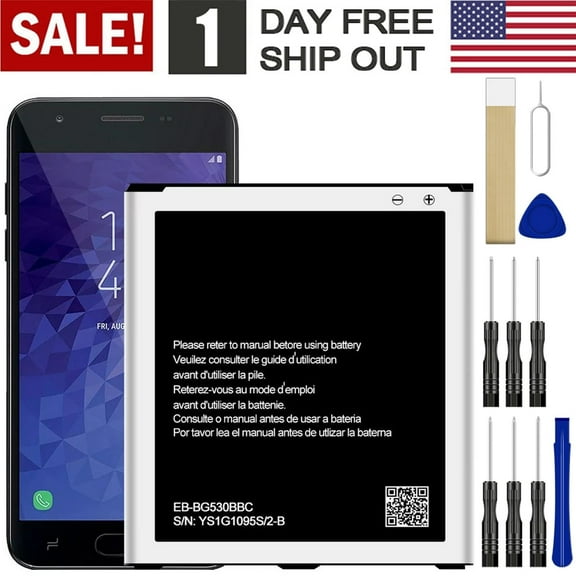 Replacement Battery for Samsung Galaxy J2 Prime SM-G532M/DS, J3 J320A J320V Battery EB-BG530BBE EB-BG530BBC