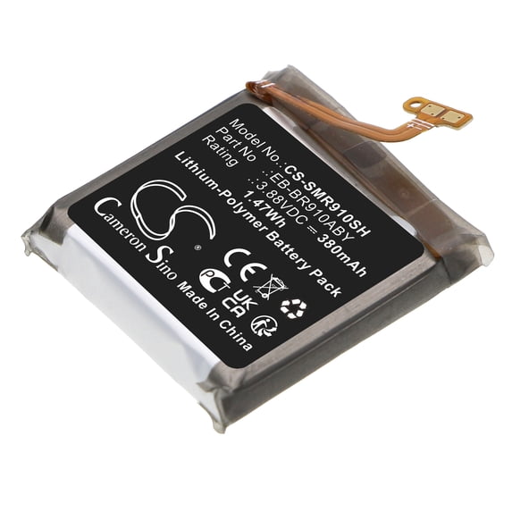 Replacement Battery for Samsung SM-R900,SM-R905,Watch 5 40mm,EB-BR910ABY,GH43-05114A,3.88V/380mAh