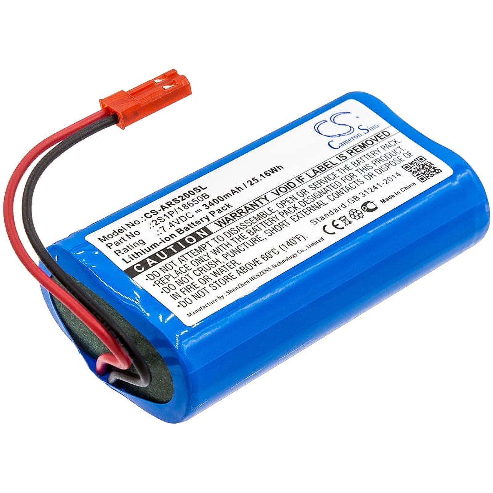 Batterie De Remplacement 3400mAh Pour Vaporisateur Arizer Solo Et Solo 2 - Type 2S1P/18650B - Neuf