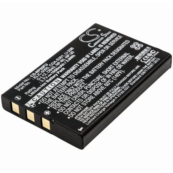 Replacement Battery for Somikon DV-920,DV-920.HD,1050mAh